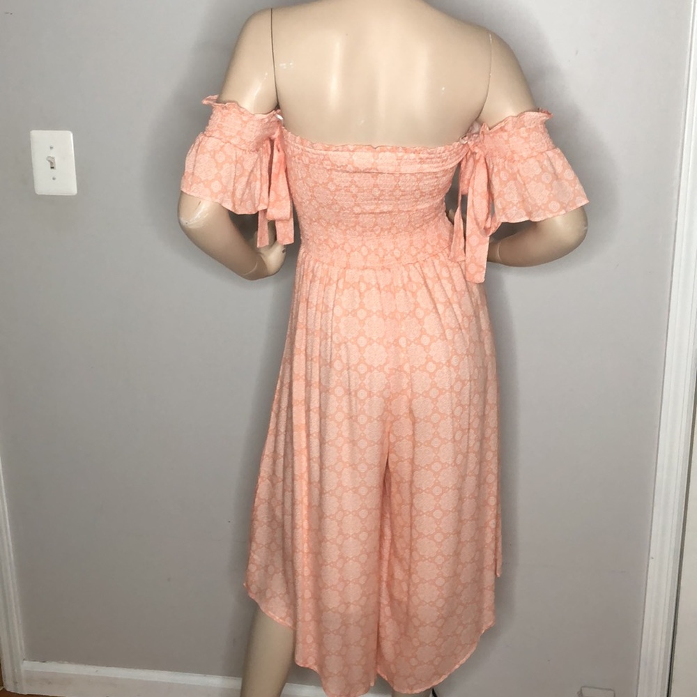 PEACH WHITE ROMPER - Picture 14 of 14